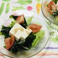 おはなすき's cooksnap of when they made 豆腐とワカメのサラダ.