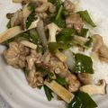 ＊なみへい＊'s cooksnap of when they made ♪豚肉ピーマンエリンギにらの中華煮炒め♪.