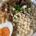 H♡S's cooksnap of when they made 冷やし肉ぶっかけうどん.