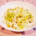 Richland☆Y's cooksnap of when they made 沢庵とちりめんじゃことレタスのチャーハン.