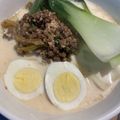 sorayasu's cooksnap of when they made アメリカで作るクリーミー担々麺.