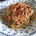 Nana983's cooksnap of when they made トマトとツナのアンチョビ入りパスタ.