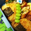 おうちゃん母さん's cooksnap of when they made 胡麻とおかかの焼きおにぎり♪.