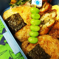 おうちゃん母さん's cooksnap of when they made 胡麻とおかかの焼きおにぎり♪.