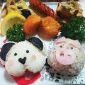 虹色♪︎ちゅーりっぷ's cooksnap of when they made ハートで〜♡ワンだふる♬おにぎり.