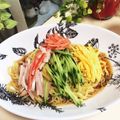 kpえもん♪'s cooksnap of when they made 野菜たっぷり冷し中華.