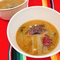 papikun's cooksnap of when they made キャンプで磯カニのお味噌汁.