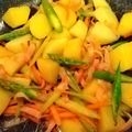 smilemama7's cooksnap of when they made アスパラじゃがべー炒め♪.