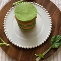 ピースママキッチン's cooksnap of when they made ふんわり、小松菜ホットケーキ.