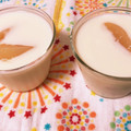 ☆ichika＊☆'s cooksnap of when they made まるごと桃缶使用☆牛乳寒天.