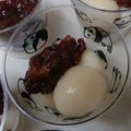 クック4LPPIM☆'s cooksnap of when they made 冷やし白玉栗ぜんざい.