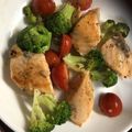 やーしー's cooksnap of when they made 糖質オフ！銀鮭野菜のレモンオイル和え.