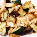 料理初心者あぃ☆'s cooksnap of when they made 鶏むね肉と夏野菜の味ぽん炒め.