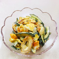 あっこ姉's cooksnap of when they made ちくわ卵きゅうり新玉葱のマヨサラダ.
