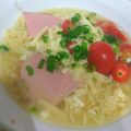 ユーロン's cooksnap of when they made チーズとろ～り♪ハム&トマトの塩ラーメン.