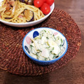 ふか谷's cooksnap of when they made きゅうりとゆで卵のサラダ.