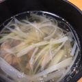 kurosuino's cooksnap of when they made 超簡単♪なんちゃってテールスープ.