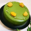 ogkzz's cooksnap of when they made 抹茶と小豆のムースケーキ.