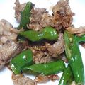 ﾋﾟﾛﾐ♡'s cooksnap of when they made 万願寺唐辛子と豚肉の生姜焼き.