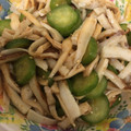 たべたべこ's cooksnap of when they made キュウリとエリンギのゴマ中華和え.