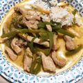 ※Kei's cooksnap of when they made 豚肉のチンジャオ.