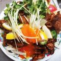 むいちろう's cooksnap of when they made ヘルシー＆がっつりな焼き肉サラダうどん.