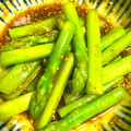 夕飯は６時です's cooksnap of when they made 簡単に！定番のアスパラのごま和え♡.