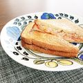 さぁさ52's cooksnap of when they made 旨ウマ♪ベーコンとポテサラのホットサンド.