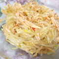 まゆみきママ's cooksnap of when they made もやしとハムのナムル風サラダ.