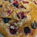 春と夏にLove's cooksnap of when they made いちごとブルーベリーのパウンドケーキ.