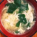 あさりのごはん's cooksnap of when they made 小松菜かき玉汁.