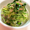mayurich's cooksnap of when they made 豆苗とさば缶のマヨネーズ和え.