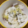 スズたま's cooksnap of when they made ほっこり！　簡単さつまいもご飯　炊飯器で.