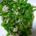 クックP93ELS☆'s cooksnap of when they made レンジで簡単な無限ピーマン.