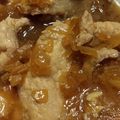 あつななママ's cooksnap of when they made 豚のオニオンガリバタ醤油焼き(*^^*).
