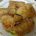 ファニちゃん's cooksnap of when they made 簡単！餃子風、油揚げの肉包み焼き！.
