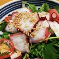 ✱Lily✱'s cooksnap of when they made 香味野菜とタコの香り高き熱々のごま油がけ.