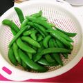 クックE662AA☆'s cooksnap of when they made スナップえんどうの茹で方.