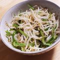 ２児のぱぱ's cooksnap of when they made もやしとピーマンのナムル☆.