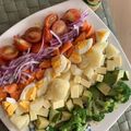 宝野有香's cooksnap of when they made 簡単‼虹色コブサラダとブルーチーズソース.