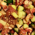 kanami♡♡♡'s cooksnap of when they made マグロ・タコ・キュウリの中華風和えもの.