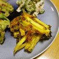 ＊実月＊'s cooksnap of when they made さつまいもとハム☆とネギのかき揚げ♪.