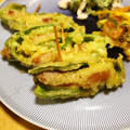 ＊実月＊'s cooksnap of when they made ししとうとウインナーの天ぷら.