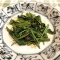 渚のサンドバッグ's cooksnap of when they made 4年前に覚えた♡簡単♡空芯菜のうまっ炒め.