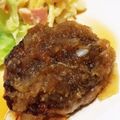matiyo's cooksnap of when they made ■フライパンで本格！ジューシーハンバーグ.