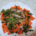 akoreana's cooksnap of when they made 豚肉と豆苗と梅のゆずぽん和え.