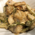 料理ニガテ系女子☆'s cooksnap of when they made カジキとアスパラの生姜マヨ炒め.