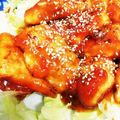NEKOほっぺ's cooksnap of when they made ヤンニョムチキン〈韓国料理〉.