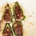みきママさん's cooksnap of when they made ピーマンの肉詰め粉いらずではがれない裏技.