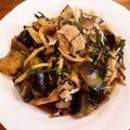 マイコラス's cooksnap of when they made ♪豚バラとにらしめじナスの中華炒め煮♪.